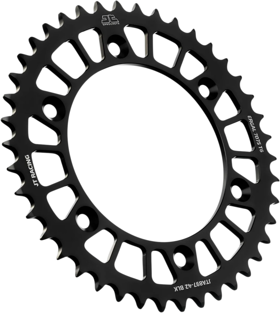 JT Sprockets Rear Sprocket - Black - 42-Tooth JTA897.42BLK - Main Product View