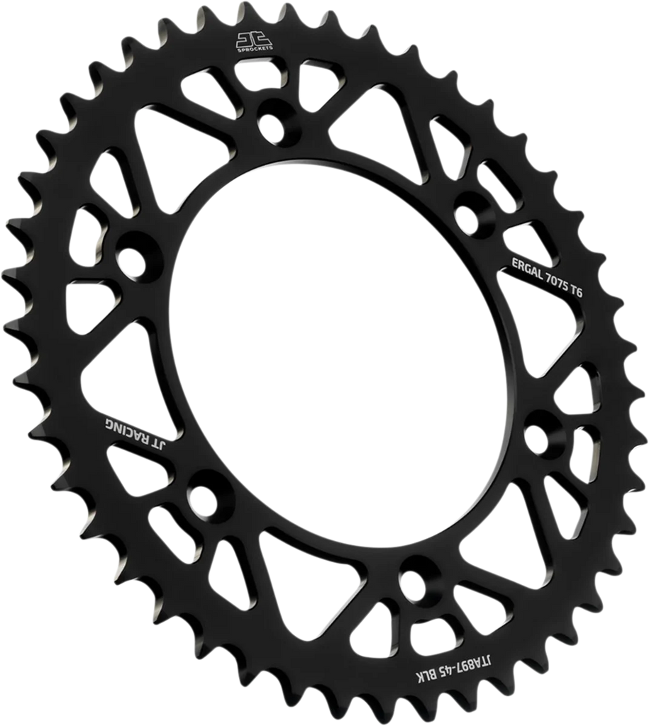 JT Sprockets Rear Sprocket - Black - 45 Tooth JTA897.45BLK - Main Product View