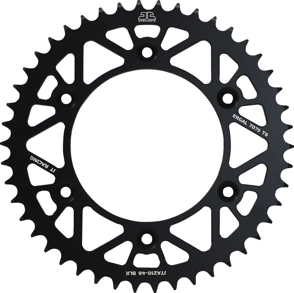JT Sprockets Rear Sprocket - Black - 46 Tooth JTA210.46BLK - Main Product View