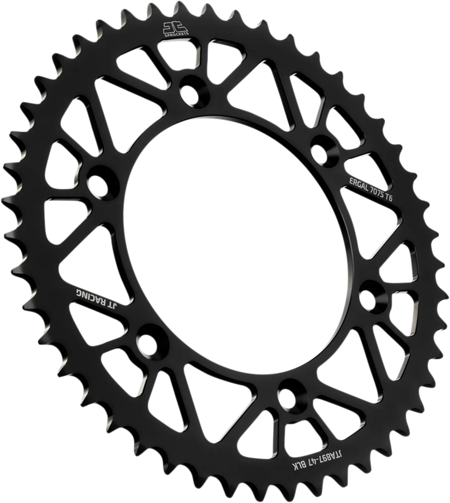 JT Sprockets Rear Sprocket - Black - 47-Tooth JTA897.47BLK - Main Product View