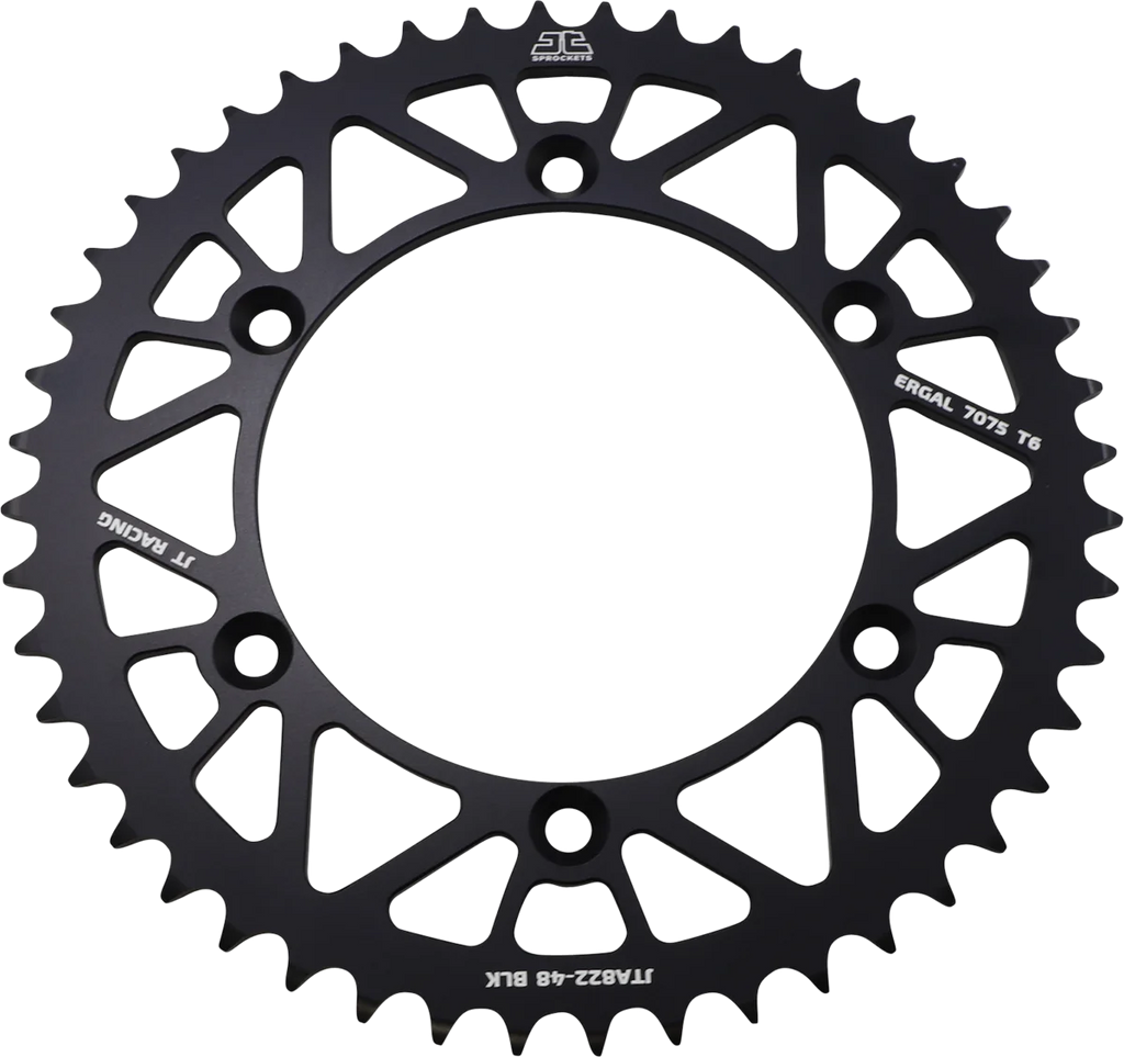 JT Sprockets Rear Sprocket - Black - 48 Tooth JTA822.48BLK - Main Product View