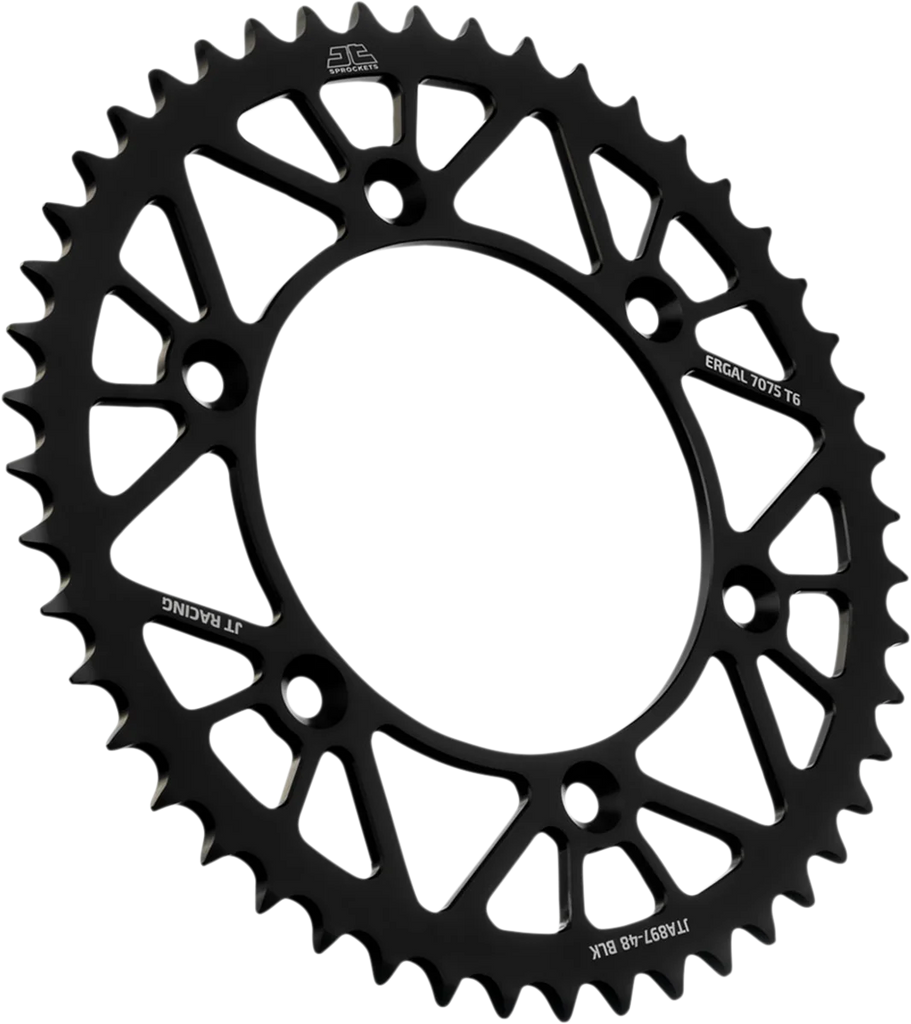 JT Sprockets Rear Sprocket - Black - 48-Tooth JTA897.48BLK - Main Product View