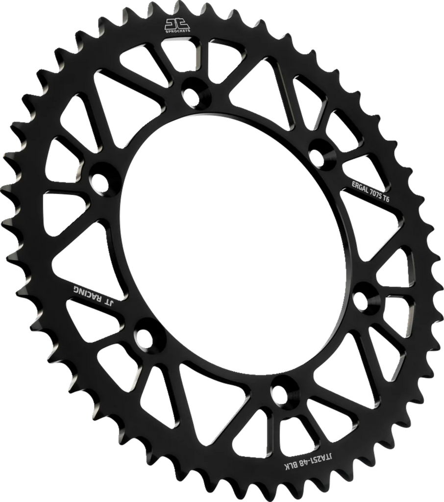 JT Sprockets Rear Sprocket - Black - 48 Tooth - Yamaha JTA251.48BLK - Main Product View