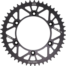 Load image into Gallery viewer, JT Sprockets Rear Sprocket - Black - 48 Tooth - Yamaha JTA853.48BLK - Side View