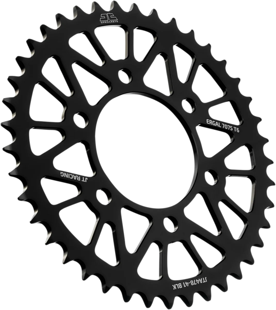 JT Sprockets Rear Sprocket - Black - 49 Tooth - Suzuki/Yamaha JTA798.49BLK - Side View