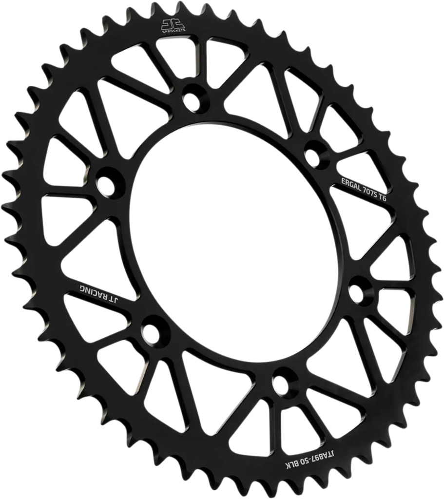 JT Sprockets Rear Sprocket - Black - 50-Tooth JTA897.50BLK - Main Product View