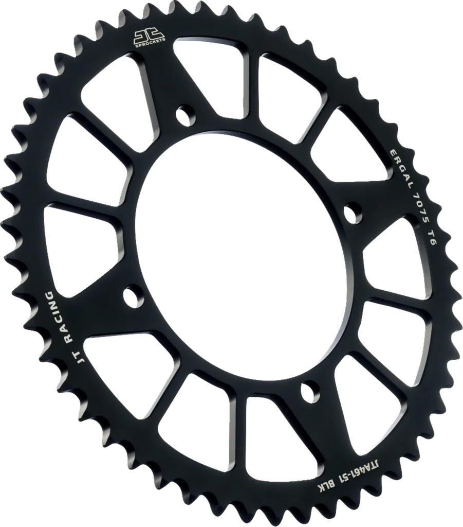 JT Sprockets Rear Sprocket - Black - 51 Tooth - Kawasaki JTA461.51BLK - Main Product View