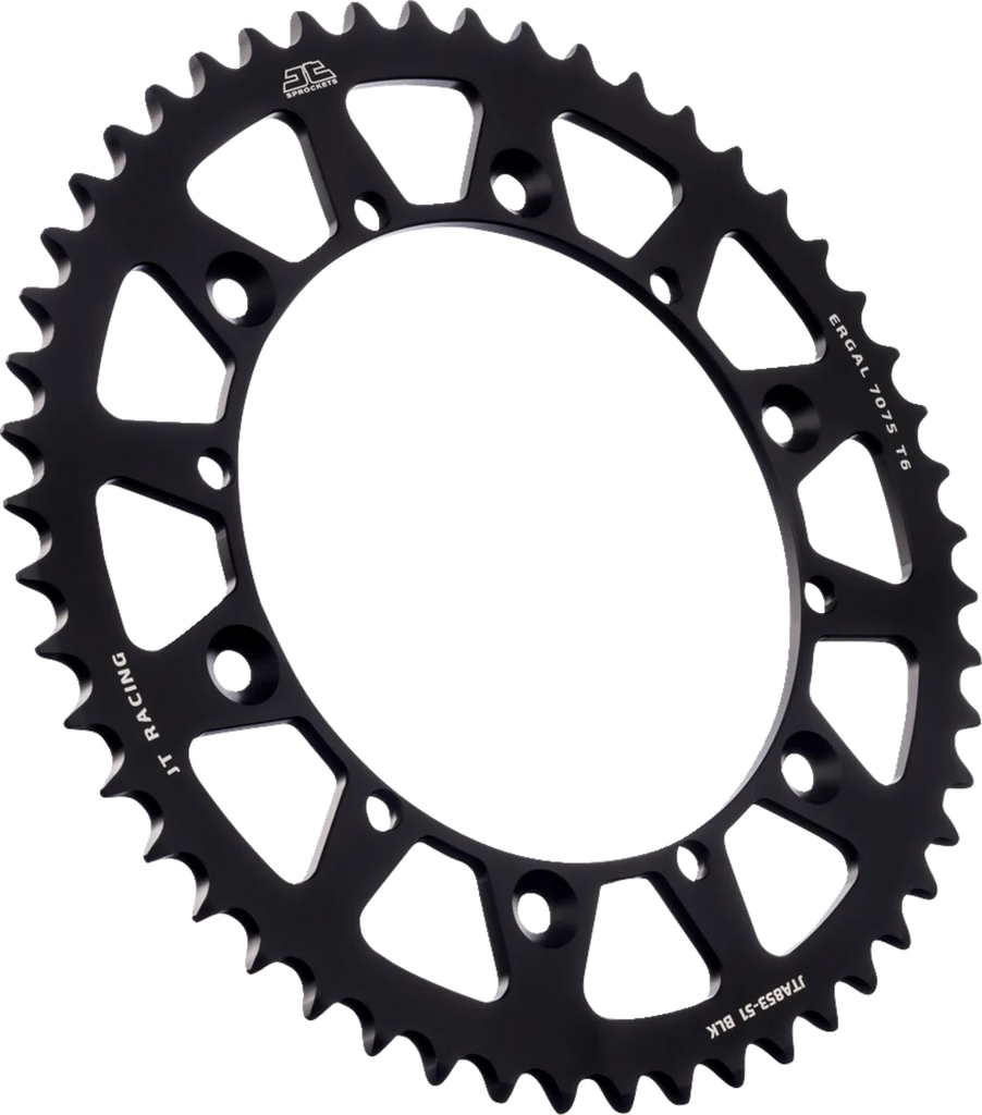 JT Sprockets Rear Sprocket - Black - 51 Tooth - Yamaha JTA853.51BLK - Main Product View