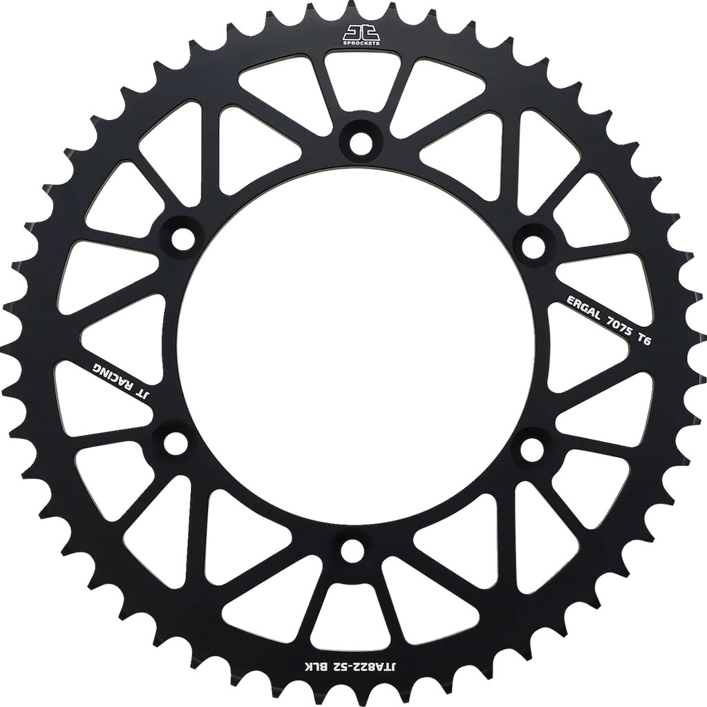 JT Sprockets Rear Sprocket - Black - 52 Tooth JTA822.52BLK - Main Product View