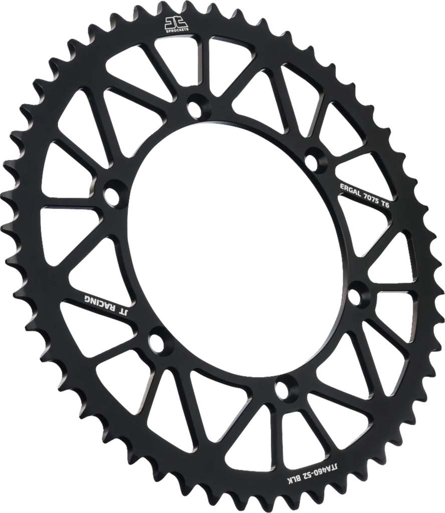 JT Sprockets Rear Sprocket - Black - 52 Tooth - Kawasaki JTA460.52BLK - Main Product View