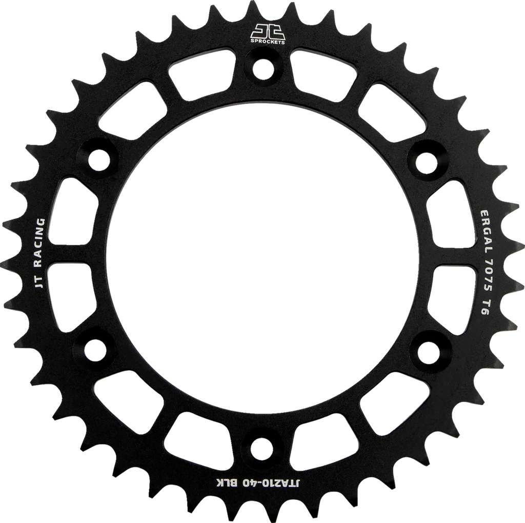 JT Sprockets Rear Sprocket - Honda - Black - 40 Tooth JTA210.40BLK - Main Product View