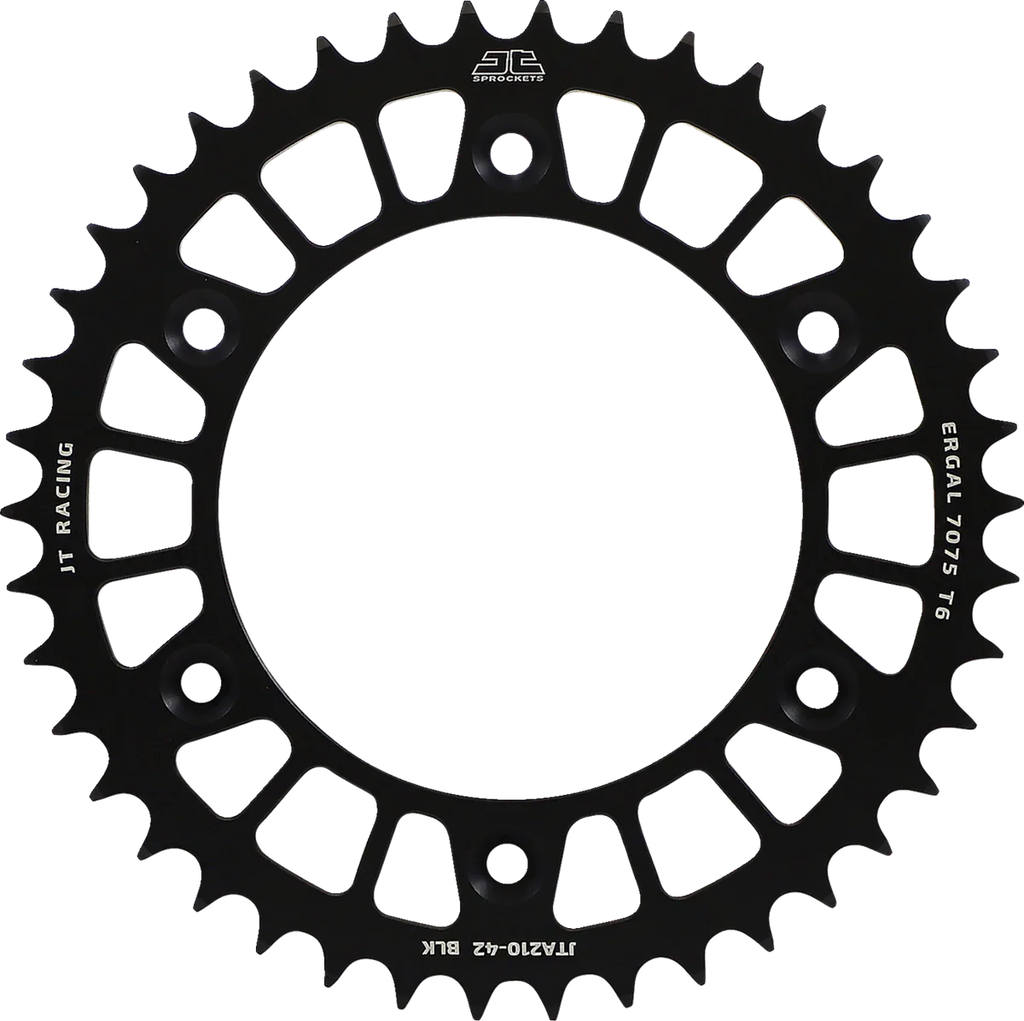 JT Sprockets Rear Sprocket - Honda - Black - 42 Tooth JTA210.42BLK - Main Product View