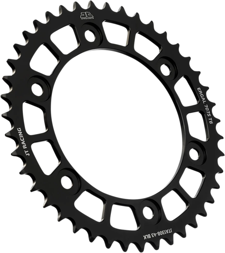 JT Sprockets Rear Sprocket - Honda - Black - 43-Tooth JTA1308.43BLK - Main Product View