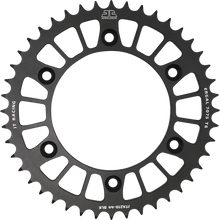Load image into Gallery viewer, JT Sprockets Rear Sprocket - Honda - Black - 44 Tooth JTA210.44BLK - Main Product View