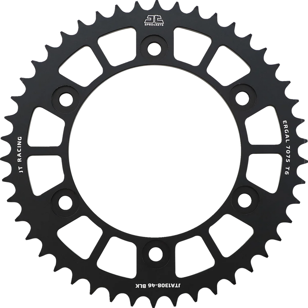 JT Sprockets Rear Sprocket - Honda - Black - 46 Tooth JTA1308.46BLK - Main Product View