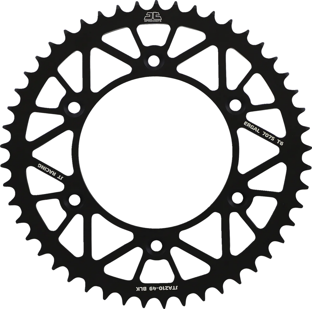 JT Sprockets Rear Sprocket - Honda - Black - 49 Tooth JTA210.49BLK - Main Product View
