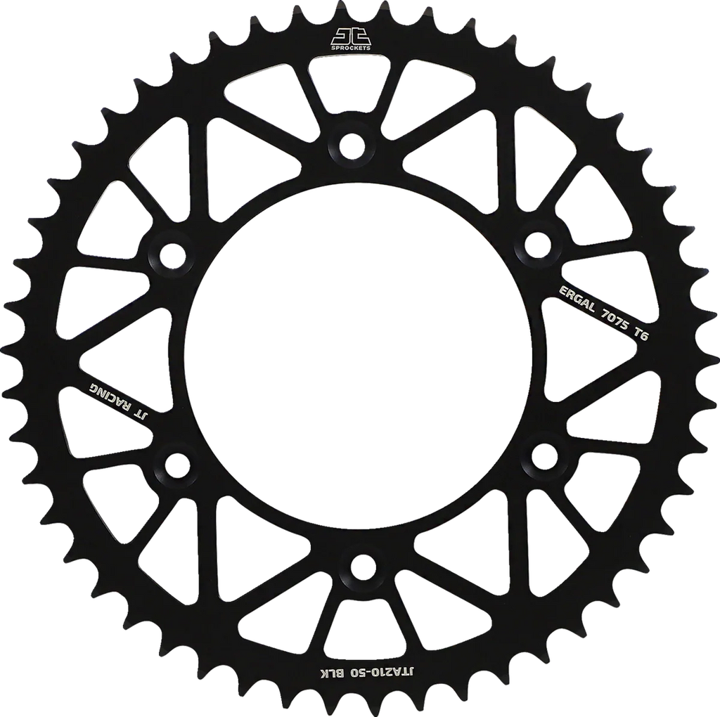 JT Sprockets Rear Sprocket - Honda - Black - 50 Tooth JTA210.50BLK - Main Product View