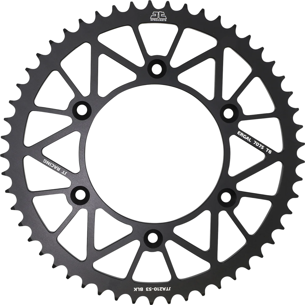 JT Sprockets Rear Sprocket - Honda - Black - 53 Tooth JTA210.53BLK - Main Product View