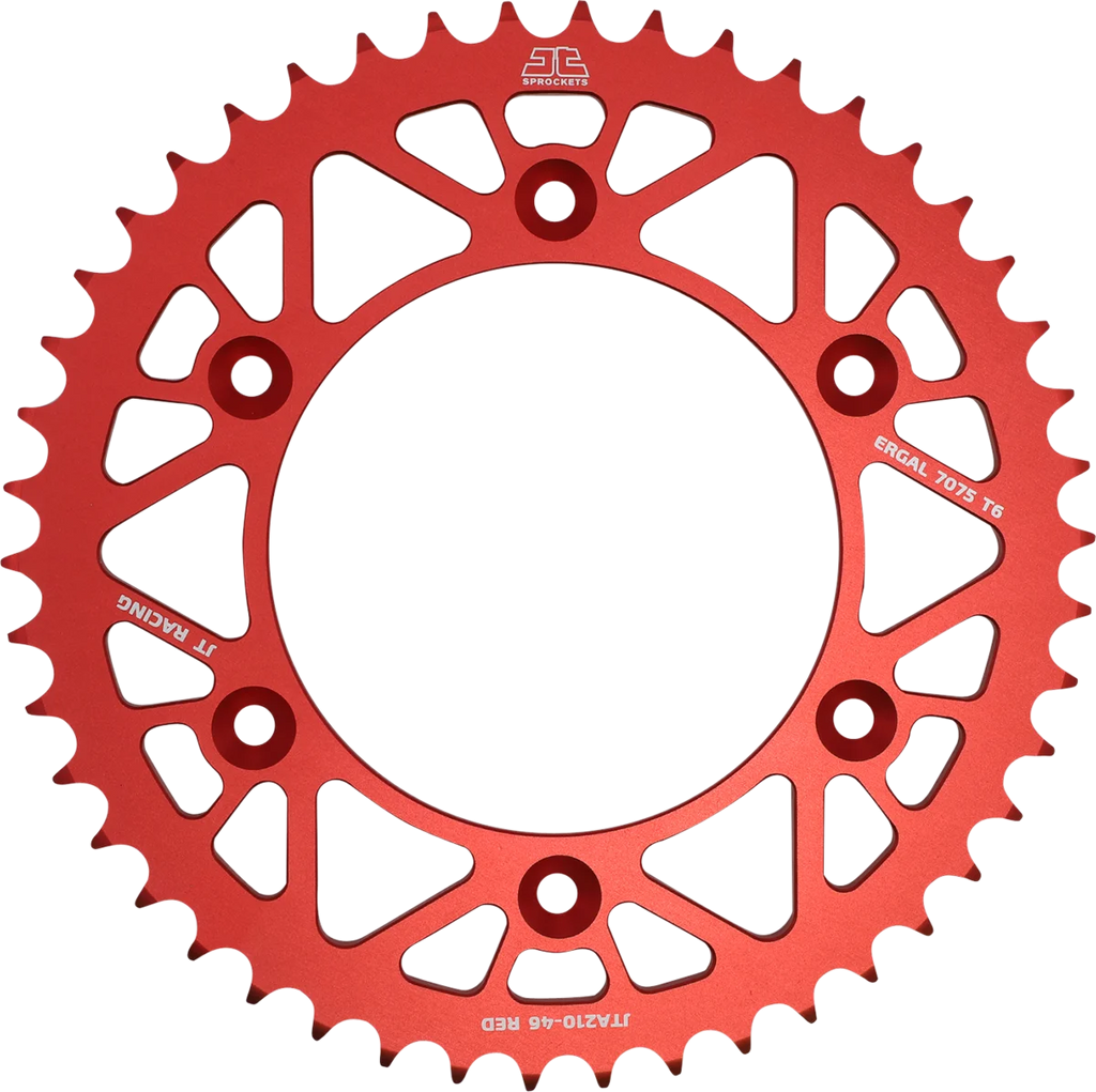 JT Sprockets Rear Sprocket - Honda - Red - 46 Tooth JTA210.46RED - Main Product View