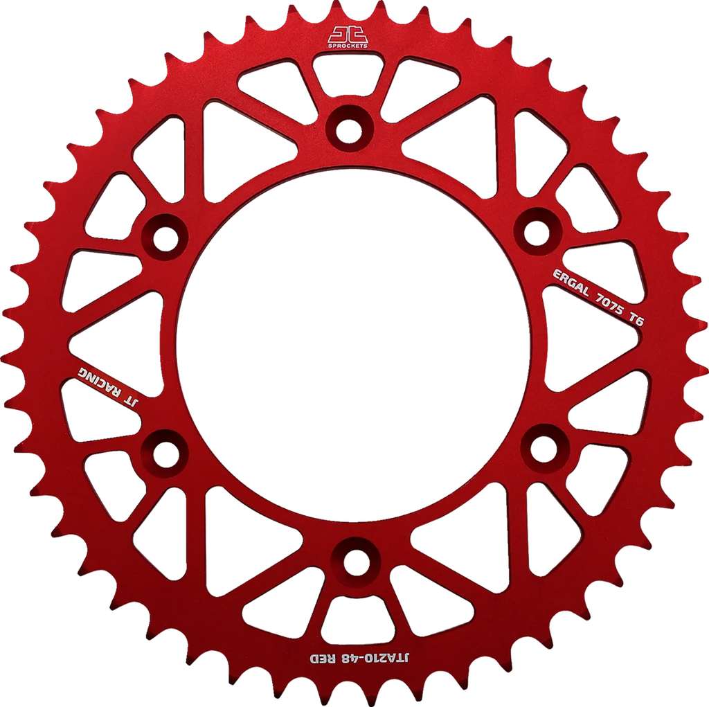 JT Sprockets Rear Sprocket - Honda/Beta - Red - 48 Tooth JTA210.48RED - Main Product View