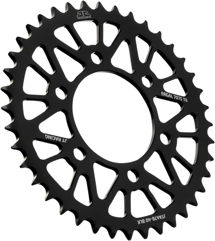 JT Sprockets Rear Sprocket - Kawasaki - Black - 40-Tooth JTA478.40BLK - Main Product View