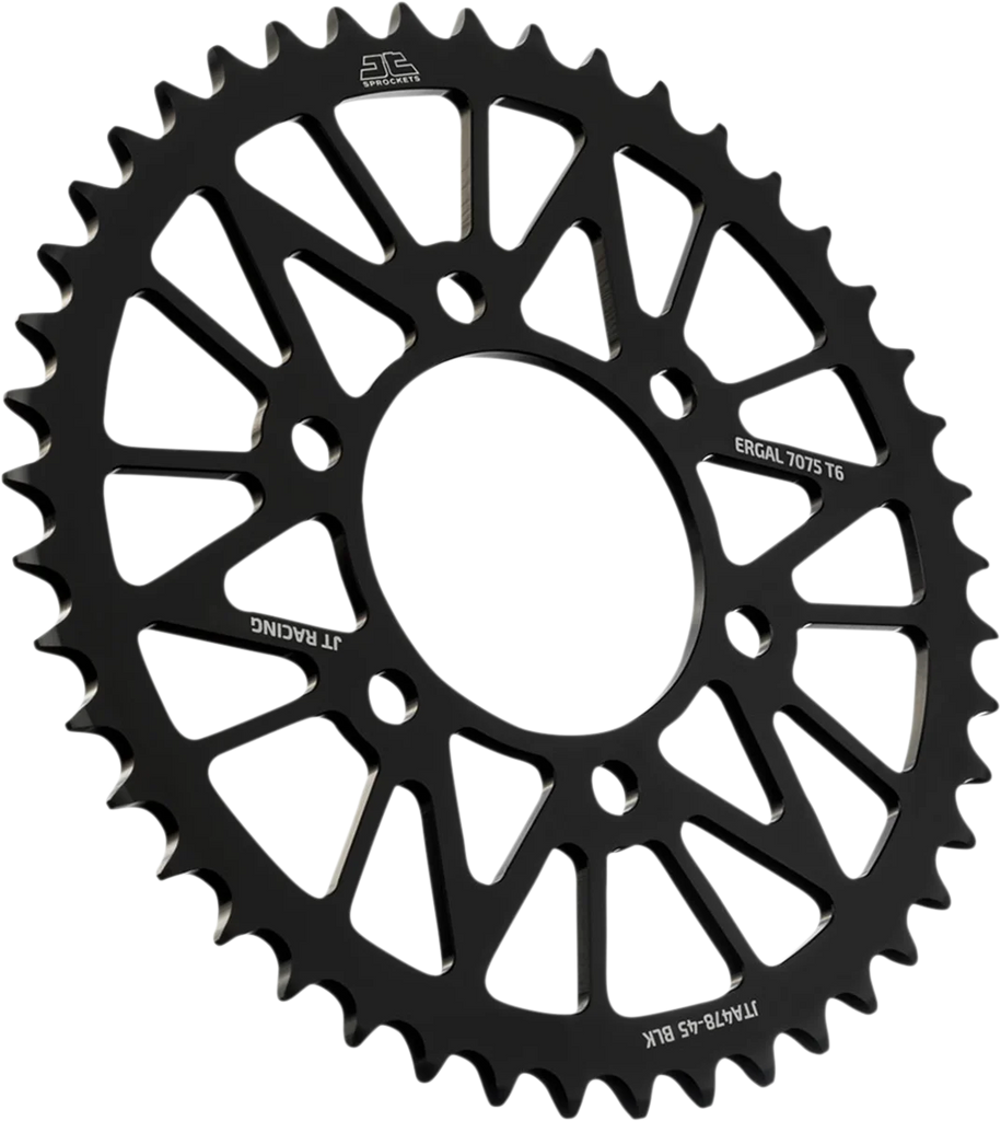JT Sprockets Rear Sprocket - Kawasaki - Black - 45-Tooth JTA478.45BLK - Main Product View