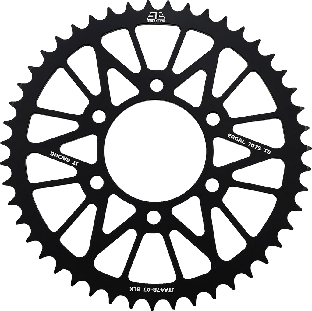 JT Sprockets Rear Sprocket - Kawasaki - Black - 47 Tooth JTA478.47BLK - Main Product View