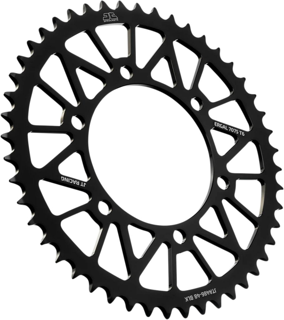 JT Sprockets Rear Sprocket - Kawasaki/Yamaha - Black - 48-Tooth JTA486.48BLK - Main Product View