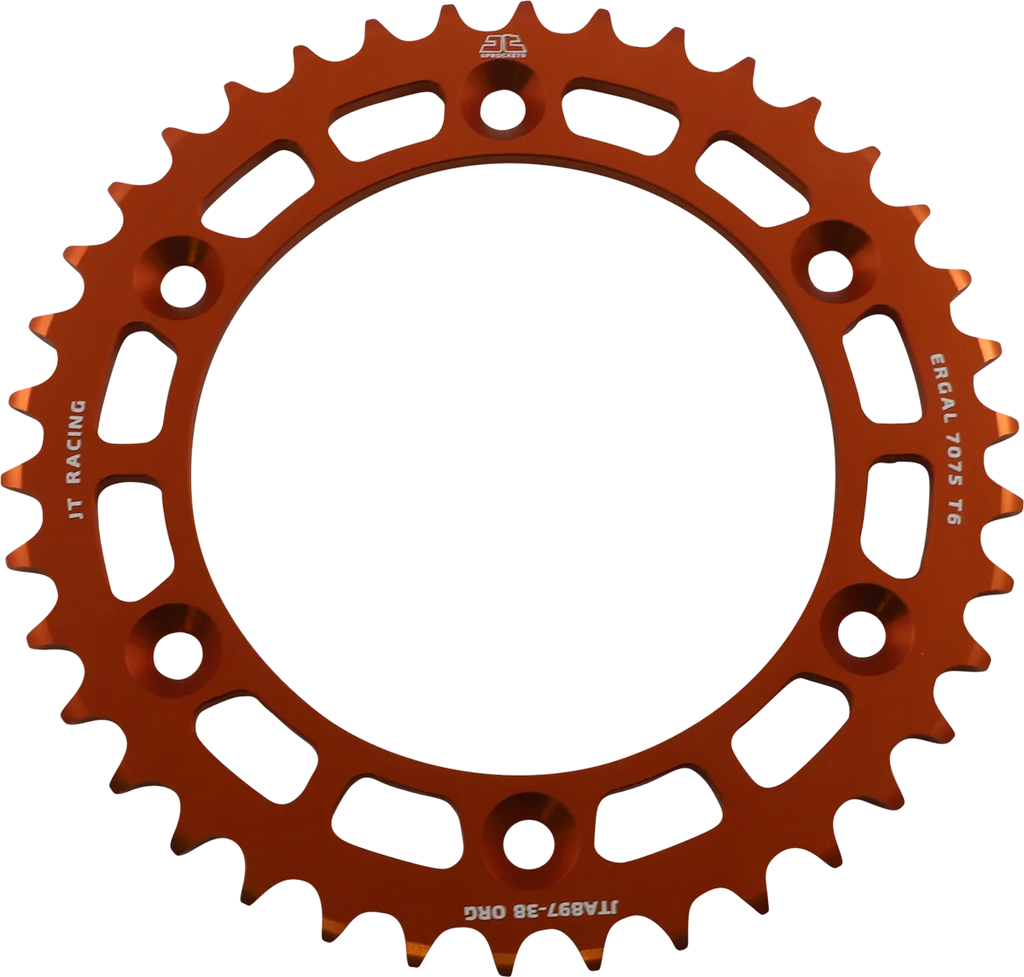 JT Sprockets Rear Sprocket - Orange - 38 Tooth JTA897.38ORG - Main Product View