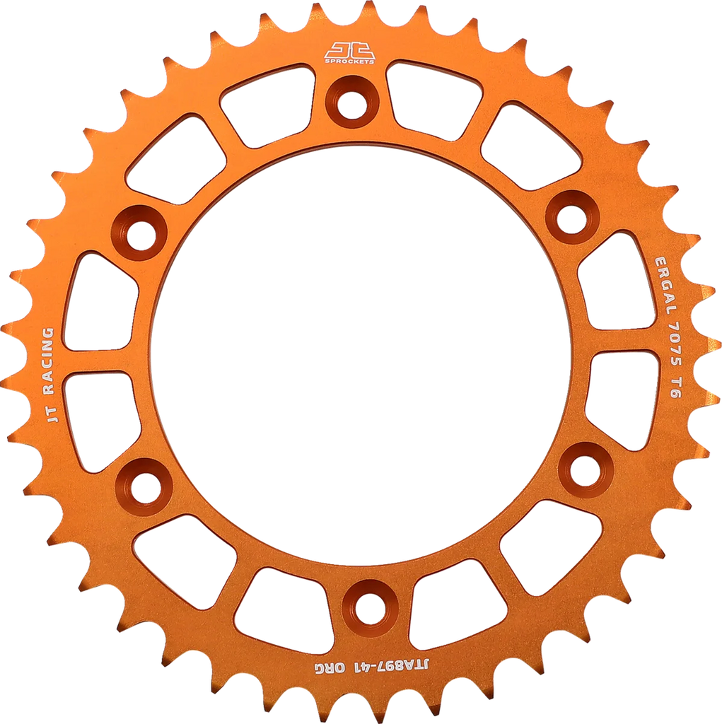 JT Sprockets Rear Sprocket - Orange - 41 Tooth JTA897.41ORG - Main Product View