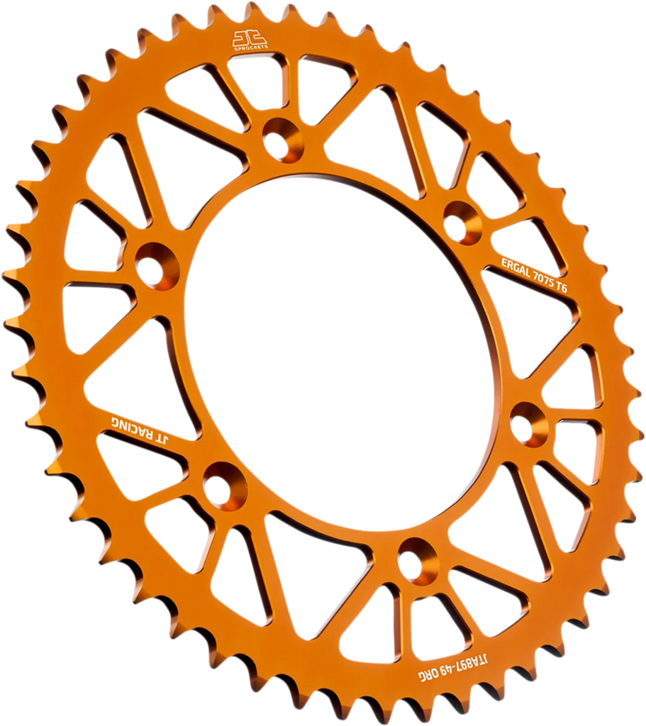 JT Sprockets Rear Sprocket - Orange - 49-Tooth JTA897.49ORG - Main Product View