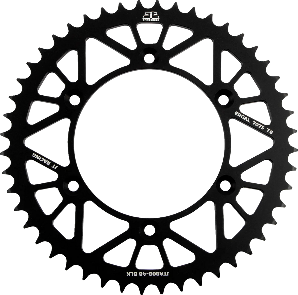 JT Sprockets Rear Sprocket - Suzuki - Black - 48 Tooth JTA808.48BLK - Main Product View