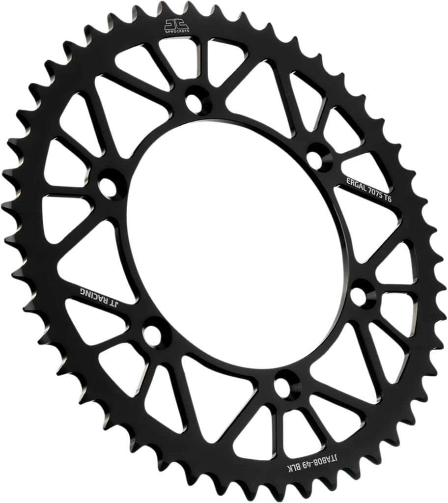 JT Sprockets Rear Sprocket - Suzuki - Black - 49-Tooth JTA808.49BLK - Main Product View