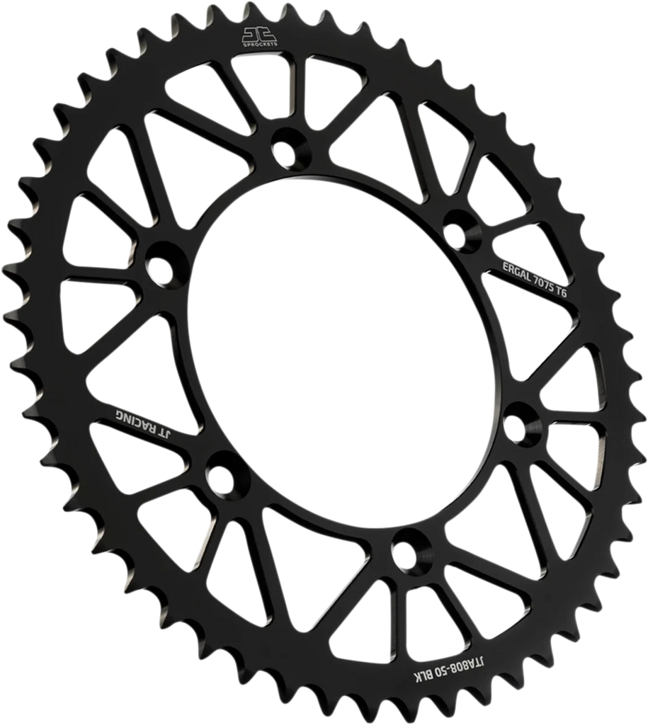 JT Sprockets Rear Sprocket - Suzuki - Black - 50-Tooth JTA808.50BLK - Main Product View
