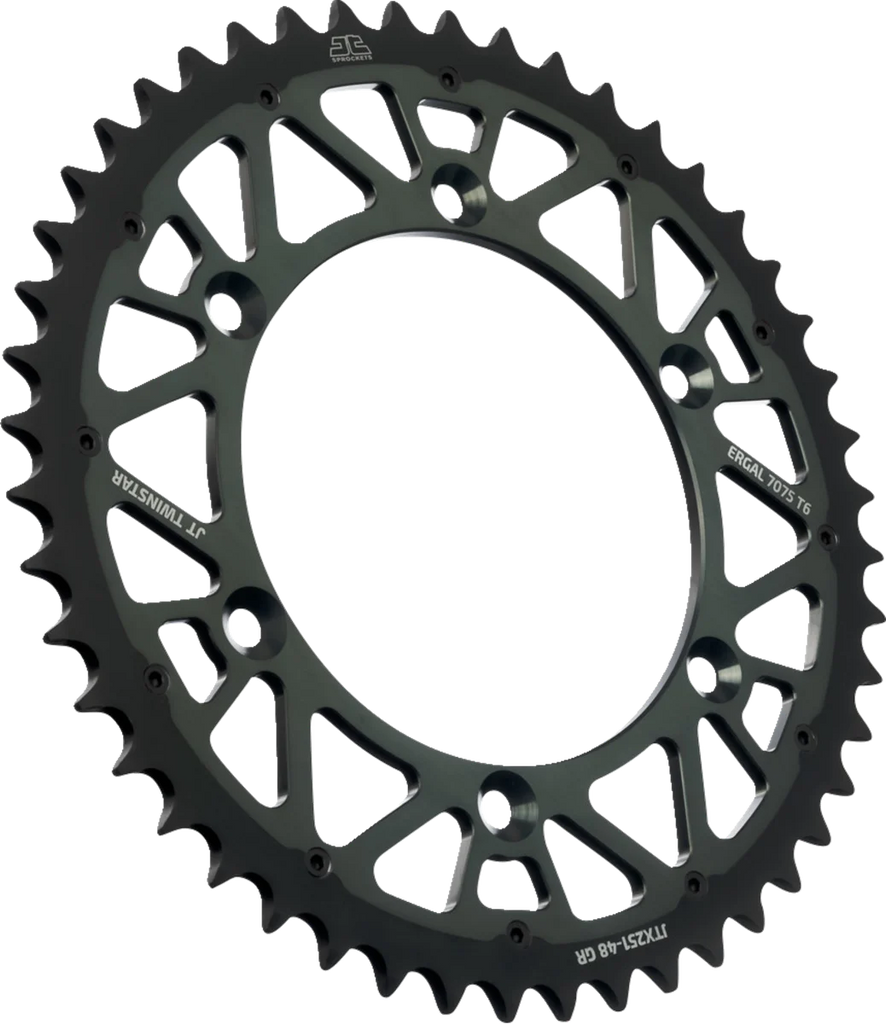 JT Sprockets Steel Rear Sprocket - Graphite - 48 Tooth JTX251.48GR - Main Product View