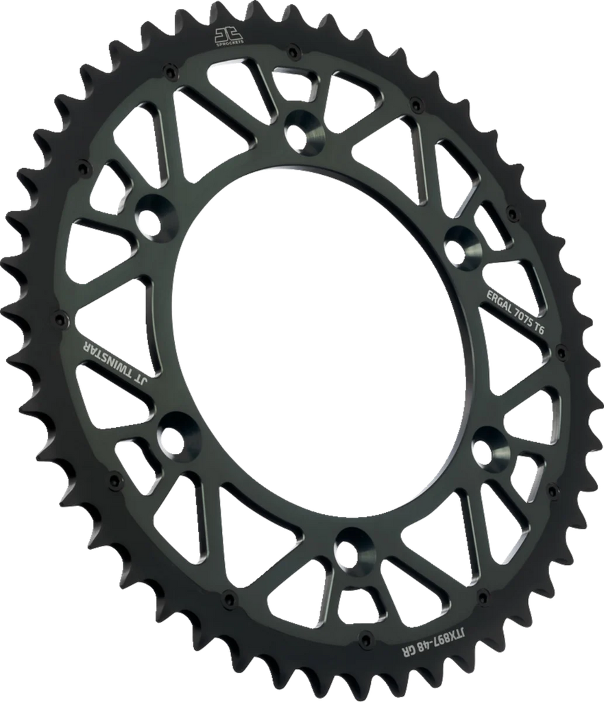 JT Sprockets Steel Rear Sprocket - Graphite - 48 Tooth JTX897.48GR - Main Product View