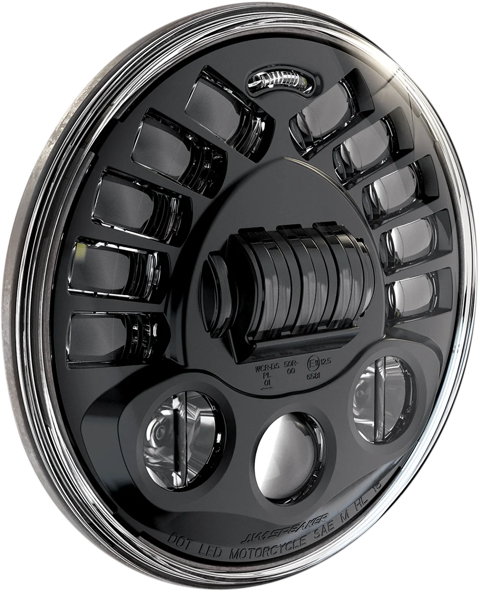 JW Speaker Corporation - Adaptive 2 LED Headlight - 7" - Black - 0555011 - Additional View 6