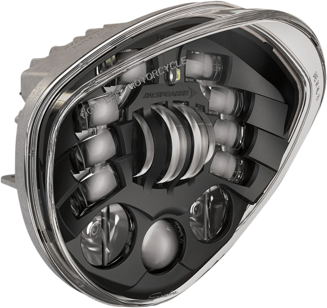 JW Speaker Corporation - Adaptive 2 LED Headlight - 7" Victory - Black - 0555151 - Additional View 5