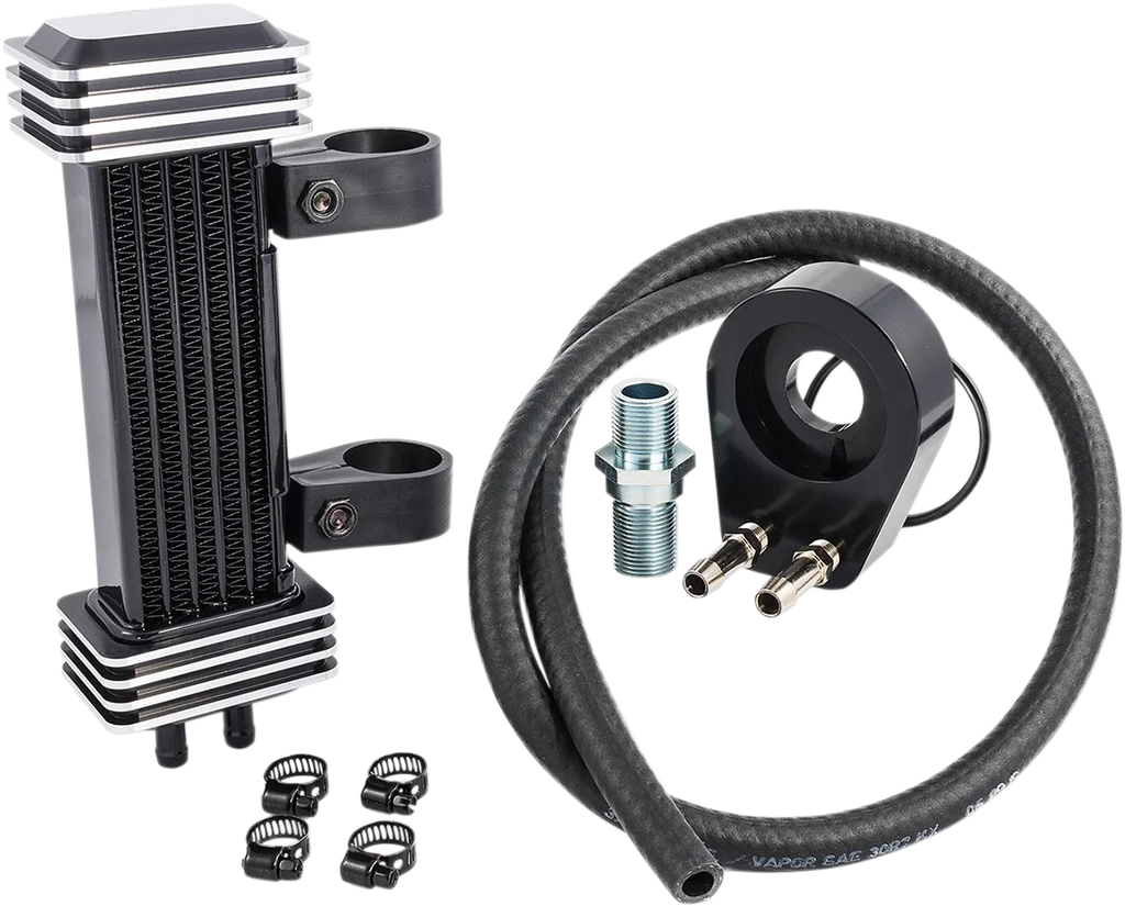 Jagg Oil Coolers Oil Cooler Kit - Deluxe - 6-Row 762-1000 - Main Product View