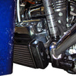 Load image into Gallery viewer, Jagg Oil Coolers Oil Cooler Kit - Low Mount - Touring 750-2300-0323 - Side View