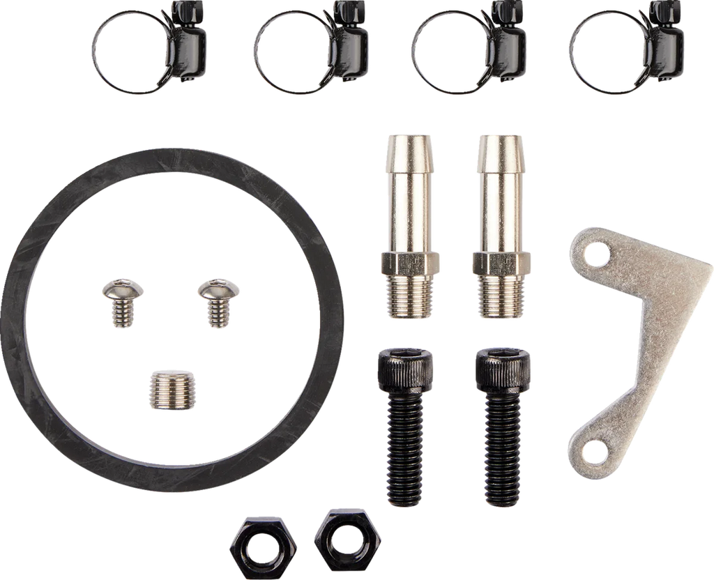 Jagg Oil Coolers Oil Cooler Kit - Vertical - Slimline 750-1200-0323 - Side View