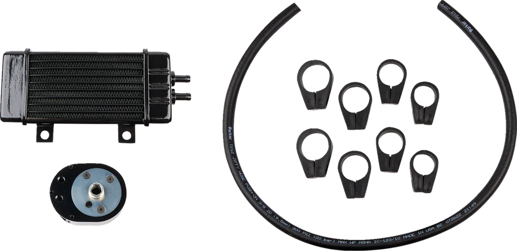 Jagg Oil Coolers Oil Cooler Kit - Vertical - WideLine 750-2000-0323 - Main Product View