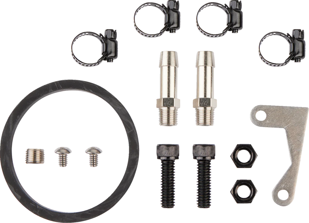 Jagg Oil Coolers Oil Cooler Kit - Vertical - WideLine 750-2000-0323 - Side View