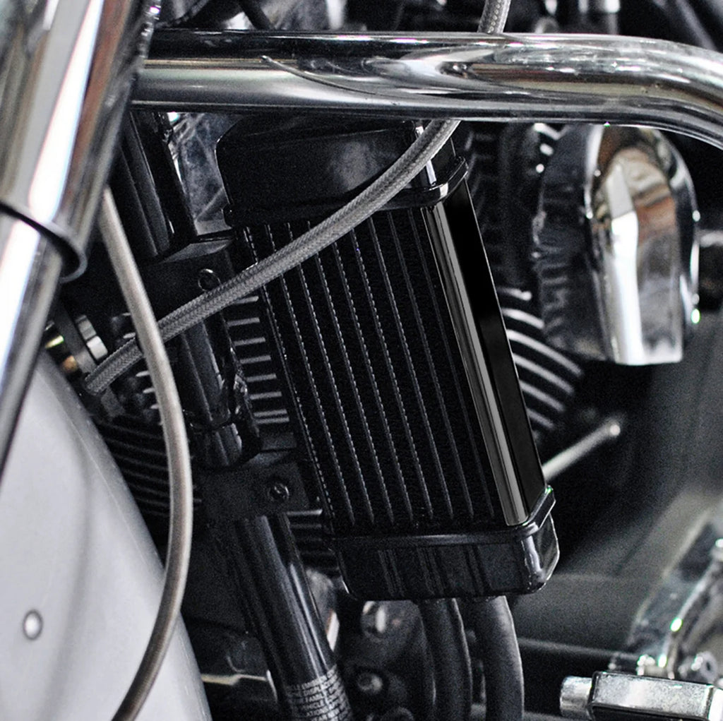 Jagg Oil Coolers Oil Cooler Kit - Vertical - WideLine 750-2000-0323 - Back View