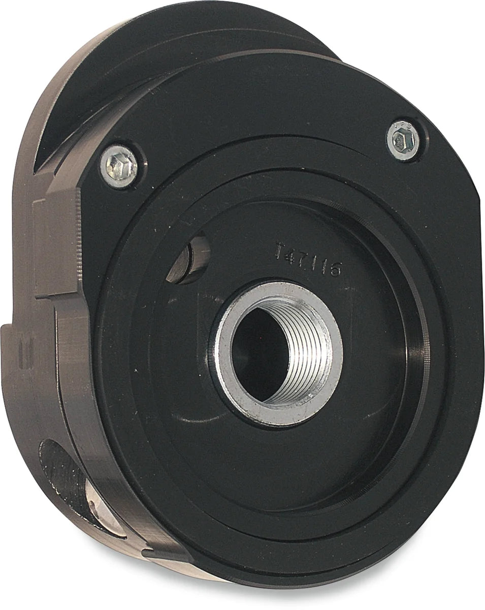 Jagg Oil Coolers Oil Filter Adapter - Offset 4702 - Back View
