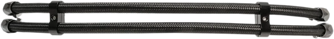 Jagg Oil Coolers Oil Hose Upgrade Kit - Black - 6' 211-JLWN06-6 - Side View