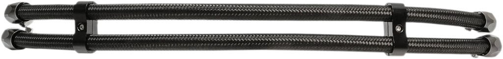 Jagg Oil Coolers Oil Hose Upgrade Kit - Black - 6' 211-JLWN06-6 - Side View