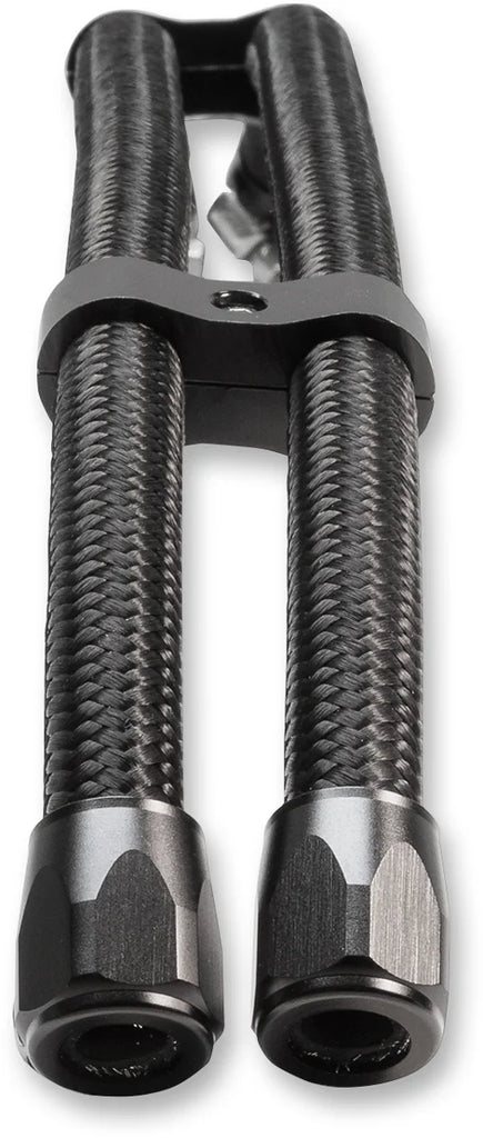 Jagg Oil Coolers Oil Hose Upgrade Kit - Black - 6' 211-JLWN06-6 - Detail View