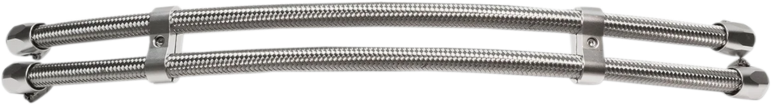 Jagg Oil Coolers Oil Hose Upgrade Kit - Stainless Steel - 6' 211-JSSN06-6 - Side View