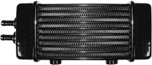 Load image into Gallery viewer, Jagg Oil Coolers Universal Oil Cooler - 10-Row - Gloss Black 3120 - Main Product View
